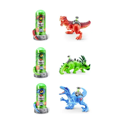 Robo Alive Dinosauro Con Slime Elica Dna Illuminata