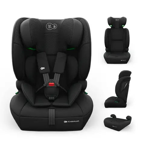 Seggiolino auto Kinderkraft Comfort Up 2 Plus I-Size Black 76-150cm