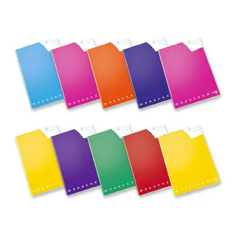 Quaderno Maxi Pigna Monocromo DSA - Rigatura Q2 Quadretto 5 mm - confezione 10 pz