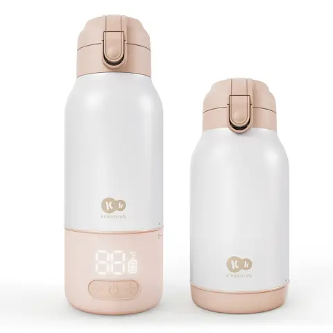 Scaldabiberon e thermos portatile Kinderkraft GAJA 2 in 1 500 ml Beige