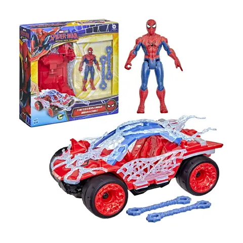 Spiderman Brand New Day Veicolo Stretch & Blast Buggy Con Personaggio