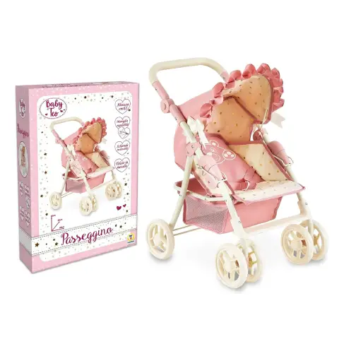 Teorema Baby Teo Passeggino Orsetto 65 cm, Schienale Regolabile