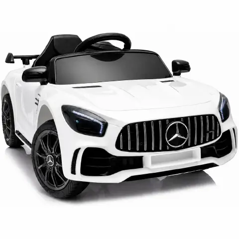 Auto Elettrica Mercedes 12V GTR AMG Bianca