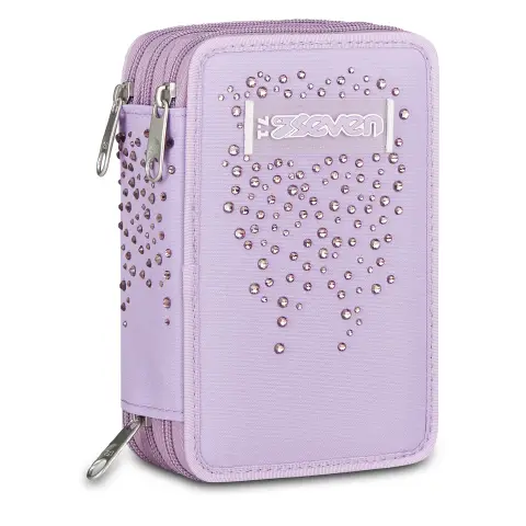 Astuccio Seven 3 Zip Glitzycute Completo 45 Pezzi Variante 376