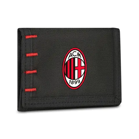Portafoglio Milan Seven Rossoneri Connection con Velcro e Zip