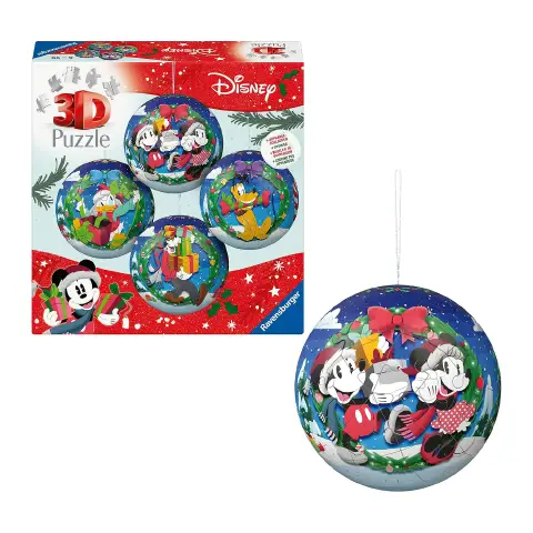 Puzzle 3D Puzzleball 54 Pezzi Disney Natale