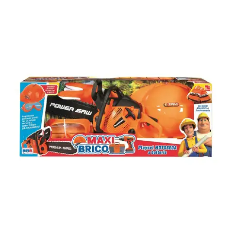 Set Motosega A Batteria Con Casco Guanto, Occhiali