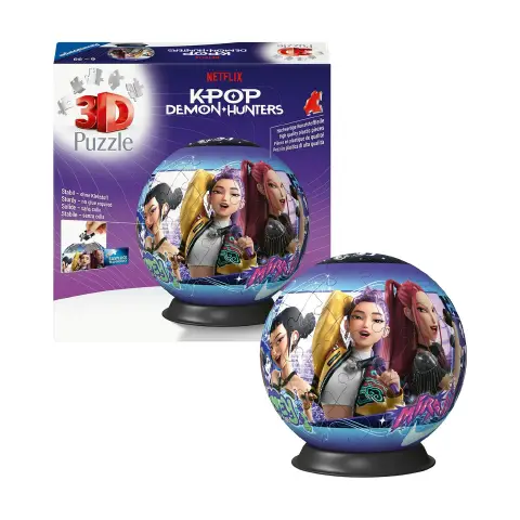 Puzzle 3D Puzzleball 72 Pezzi K Pop Demon Hunters