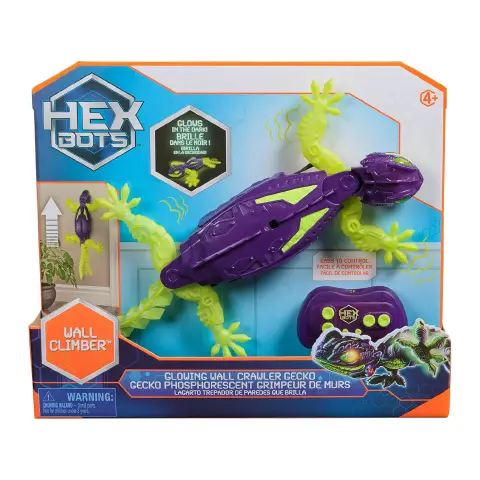 Hex Bots Geco Interattivo Glow In The Dark