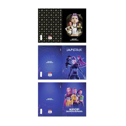 K Pop Demon Hunters Quaderno Maxi Rigatura C - confezione 10 pz