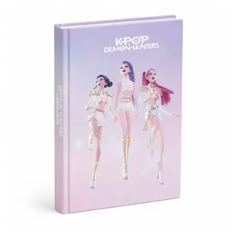 K Pop Demon Hunters Diario Scolastico Rosa Copertina Morbida