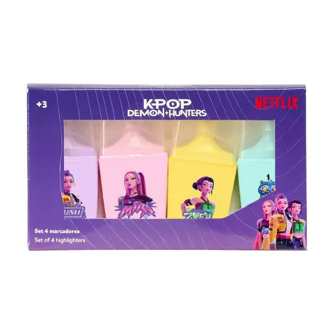 K Pop Demon Hunters Set 4 Evidenziatori