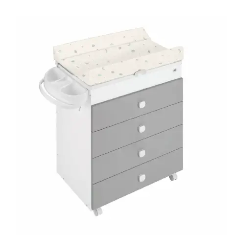 Cam Bagnetto Fasciatoio Asia Bianco-Grigio Pianeti  Col. 270