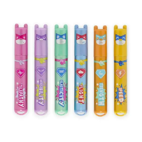 Legami - Teddy's Superpower Set 6 Mini Evidenziatori
