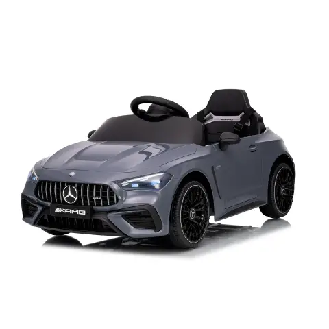 Auto Elettrica Per Bambini Mercedes Cle Benz Grigia