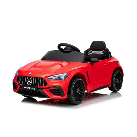 Auto Elettrica Per Bambini Mercedes Cle Benz Rossa