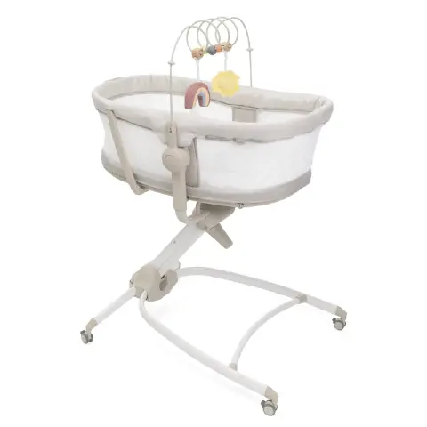 Chicco Baby Hug 4in1 Armonia Mother Pearl – Culla, Sdraietta, Seggiolone e Prima Sedia 0-36 Mesi