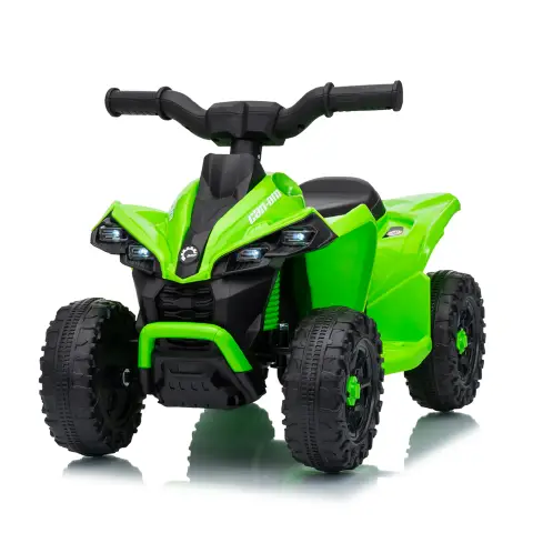 Quad Elettrico 6V per Bambini Can-Am Renegade ATV, Licenza Ufficiale, Verde