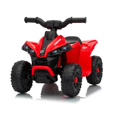Quad Elettrico 6V per Bambini Can-Am Renegade ATV, Licenza Ufficiale, Rosso