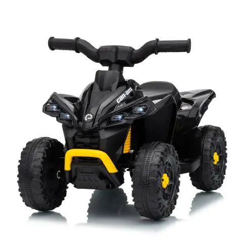 Quad Elettrico 6V per Bambini Can-Am Renegade ATV, Licenza Ufficiale, Nero