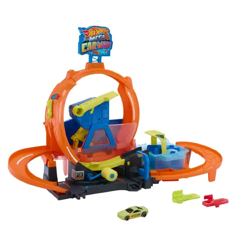 Hot Wheels City Mega Loop Car Wash JHL97