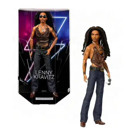 Barbie Signature Lenny Kravitz, Bambola da Collezione Mattel JBJ43
