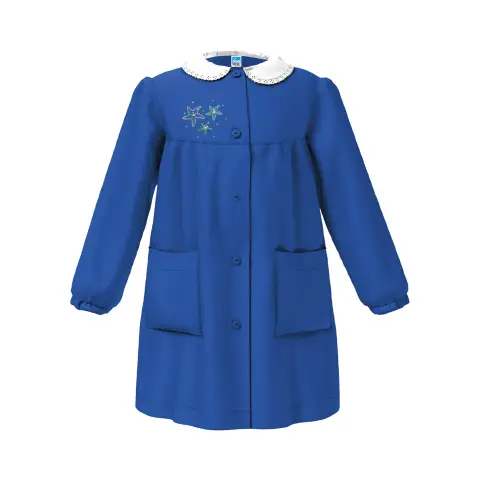 Grembiule Bambina Scuola Stelle Marine Blu 12 Anni