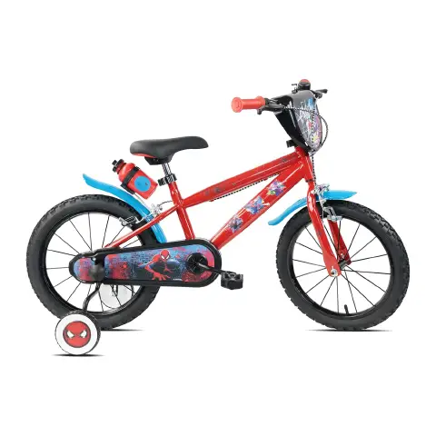Bicicletta 16 Pollici Spiderman, Bici per Bambini  4-6 Anni