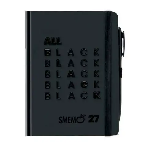 Smemo 12 Mesi 2026/27 All Black Giornaliera