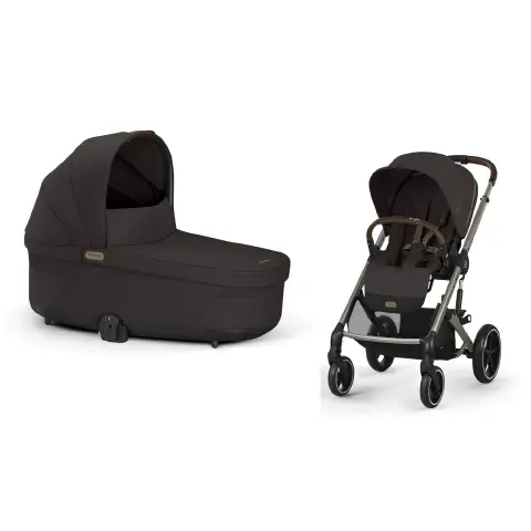 Duo Balios S Lux Passeggino e Navicella Chocolate Brown