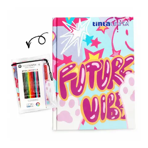 Tinta Unita Young Diario 10 Mesi Con Cover E Accessori Future Vibe