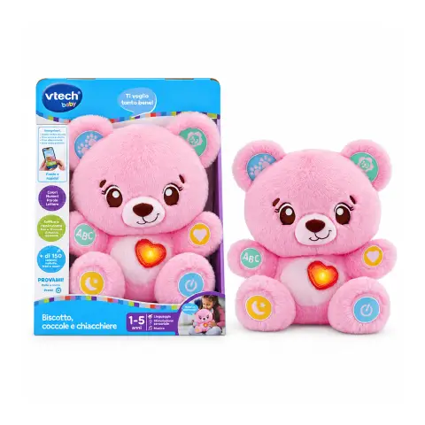 Biscotto Orsetto, Coccole E Chiacchiere Rosa Orsetto Interattivo