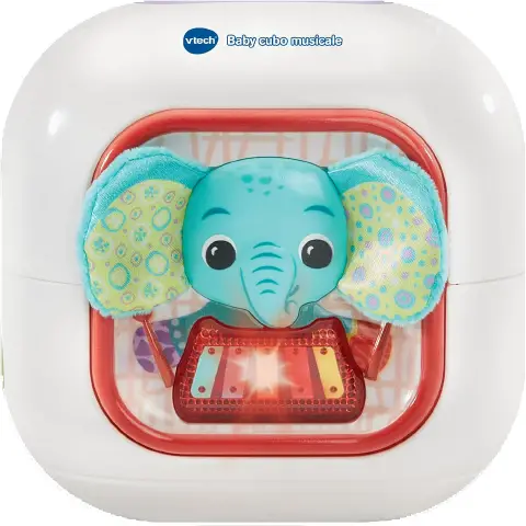 VTech Cubo Musicale Interattivo Italiano, Animali e Strumenti, 6-36 Mesi