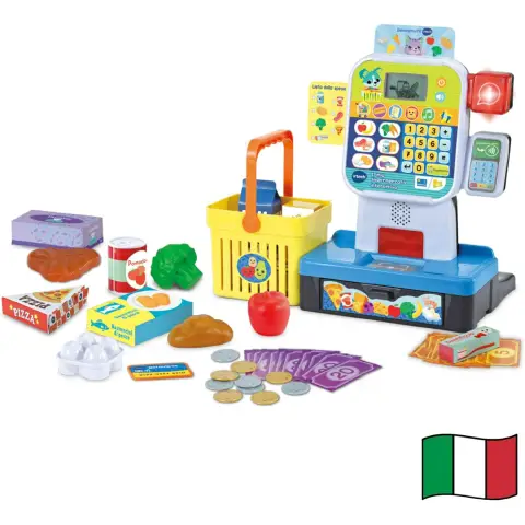 VTech Il Mio Supermercato Interattivo Cassa Giocattolo Italiano 3-7 Anni