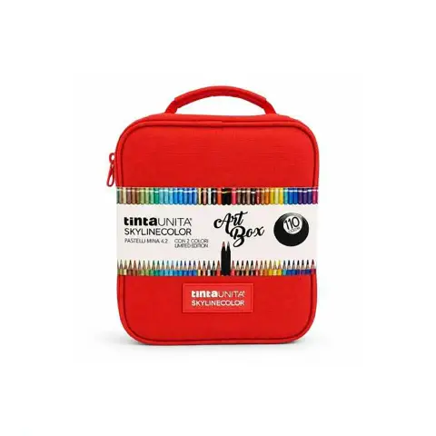 Tinta Unita Art Box Maxi 110 Pastelli Mina 4.2 Rosso