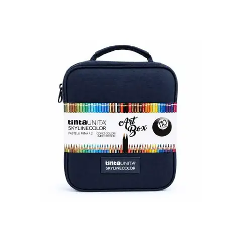 Tinta Unita Art Box Maxi 110 Pastelli Mina 4.2 Blu Scuro