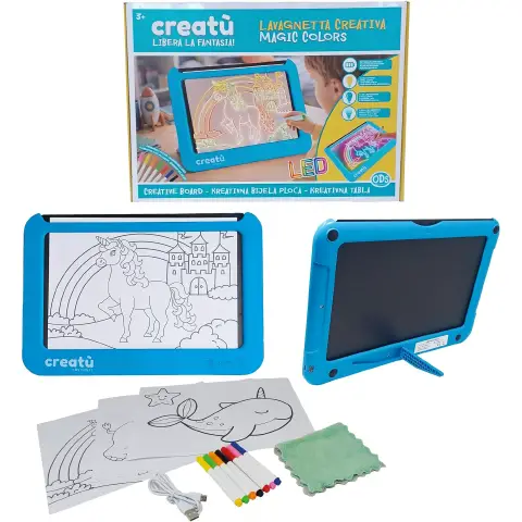 Creatù Lavagnetta Magica Creativa a LED per Disegnare