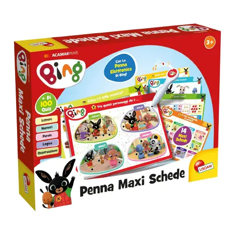 Bing Penna Maxi Schede Gioco Educativo