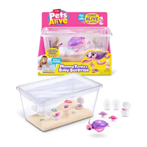 Pets Alive Mama & Baby Turtle Playset