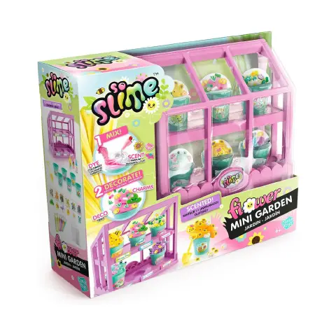So Slime Flower Mini Serra Slime Creativo con 6 Vasetti
