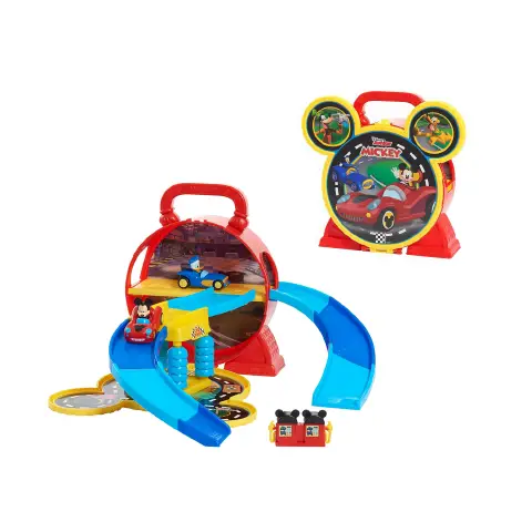 Mickey Mouse Stow N' Go Garage Portatile
