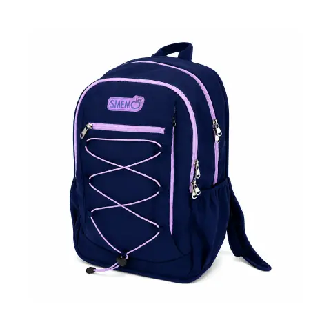 Smemo Zaino Large Navy Lilac