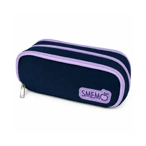 Smemo Busta Tre Cerniere Navy Lilac