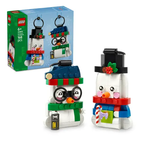LEGO Iconic Pupazzi di neve ornamentali 40812 - 168 Pezzi