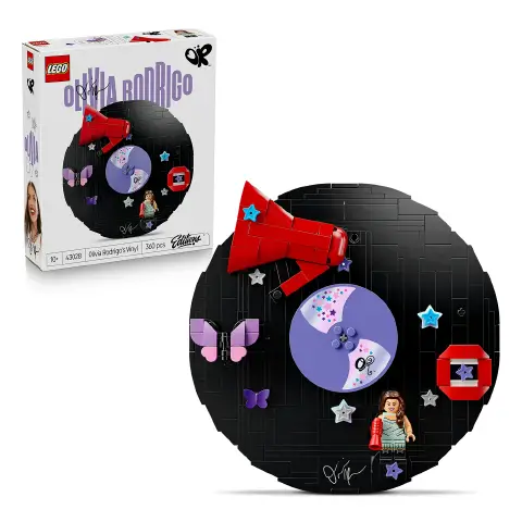 LEGO Editions Music Vinile di Olivia Rodrigo 43028 - 360 Pezzi