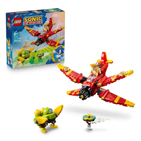 LEGO Sonic the Hedgehog Tornado-1 di Tails 77119 - 310 Pezzi