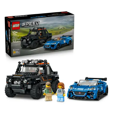 LEGO Jaguar Project 7 e Land Rover Defender 77264 - 740 Pezzi