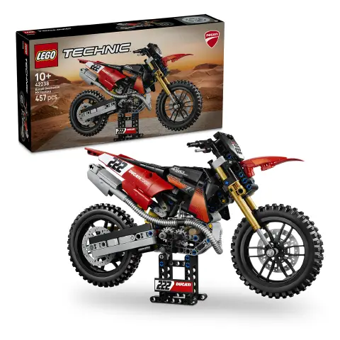 LEGO Technic Moto Ducati Desmo450 MX Factory 42238 - 457 Pezzi