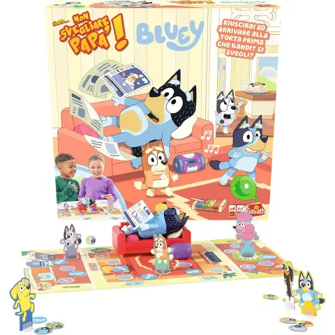 Goliath Bluey Non Svegliare Papà - Gioco da Tavolo per Bambini 4+