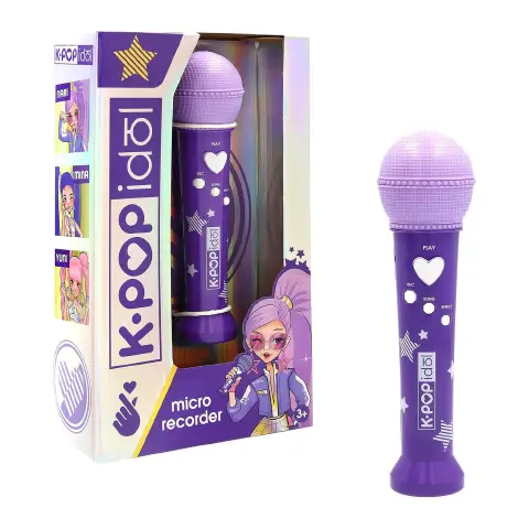 K Pop Idol Microfono Con Registrazione Vocale E Suoni